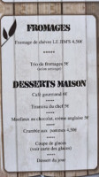 Le Mardaric menu