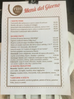 Cleo Caffè menu