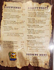 Chumley's Eatery Ltd menu