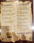 Chumley's Eatery Ltd menu