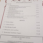 The Seven Stars Pub menu