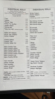Soho Ramen menu