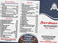 Sardaar menu