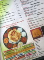 Saravana Bhavan, LLC menu