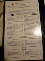 Sanibel's menu