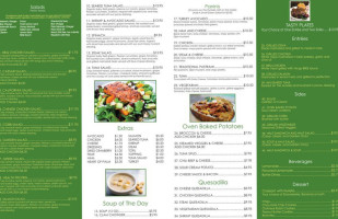 Saladfarm Chatsworth menu