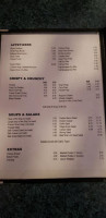 Tony's Place menu