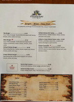 Riverhouse Restaurant menu