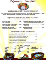 108 Svc De Rcptn menu