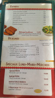 Becco-excellence menu