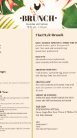 Tara Thai menu