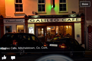 Galileo Cafe outside