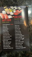 Sushi House 21 menu