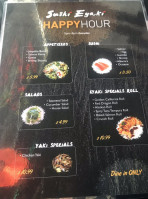 Sushi Eyaki menu