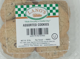 Lang's Bakery food