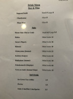 The Sushi House menu