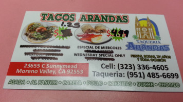 Taco's Arandas inside