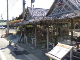 The Bamboo Beach Bar Restaurant inside