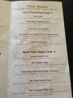 Ginger And Spice menu