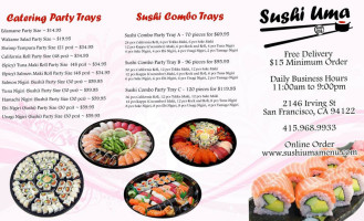 Sushi Uma food