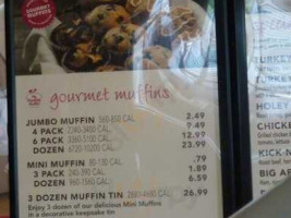 My Favorite Muffin menu