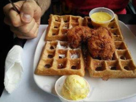 Dame's Chicken & Waffles food