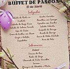 A Bolota menu