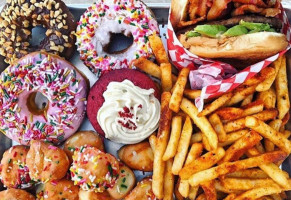 Glee Donuts Burgers food