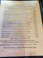 Cafe Italiano Pizzeria menu