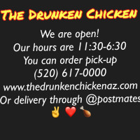 The Drunken Chicken menu