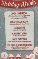 The Roasted Bean Espresso menu