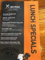 Double Dogs menu