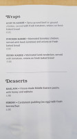 Helmand Kabobi Cafe menu