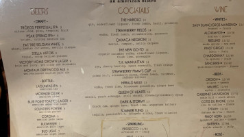 The Harold menu