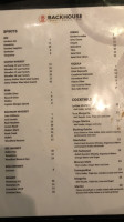 The Backhouse-weho menu