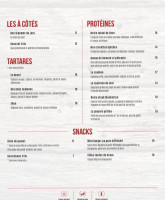 Bistro La Gargouille menu