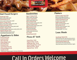 Lakeview Burger menu