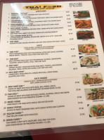 Thai Food Pick Up menu