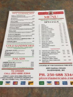 Pizzeria Mercato menu