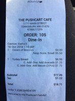 The Pushcart Cafe food