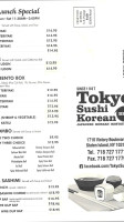 Tokyo Sushi Korean Bbq food