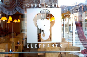 Cafeteria Elephants outside