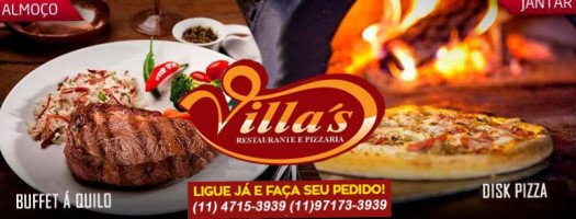 Villa's E Pizzaria food
