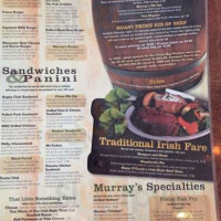 Murray's Irish Pub And Grille menu