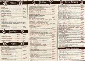 El Trapiche menu