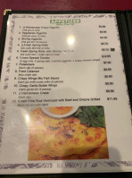 Vnam Pho menu