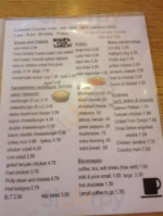 Coliseum Country Cafe menu