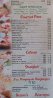 Sal's Italian Pizzeria menu