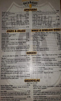 Back Road Ale House menu