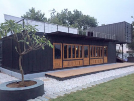 Container Bistro outside